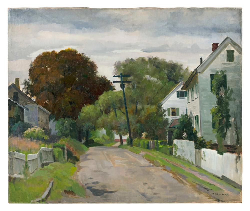 Appraisal: JOSEPH NEWMAN NEW YORK - GOTT STREET ROCKPORT MASS OIL