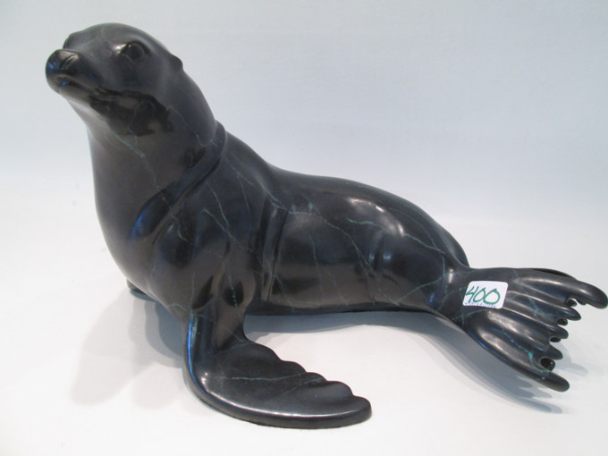 Appraisal: CAST BRONZE SEA LION BY JACQUES MARY REGAT th Century