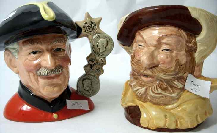 Appraisal: Royal Doulton Large Character Jug The Chelsea Pensioner D and