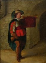 Appraisal: F LeBrun French th Century Portrait of a Gentleman Oil