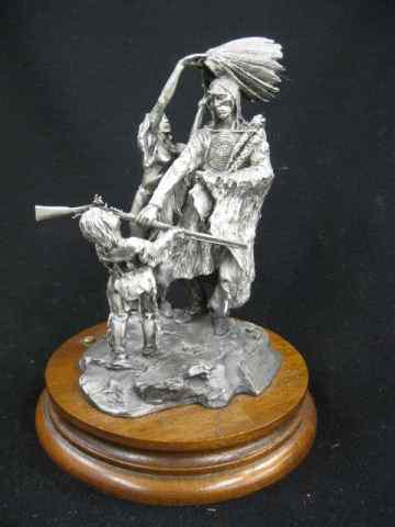 Appraisal: Chilmark Pewter Statue of Indian ''A Warriors Tribute'' '' by