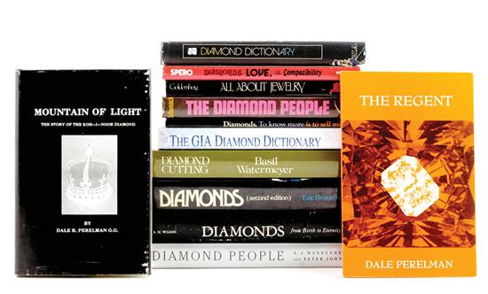 Appraisal: Books Diamond dictionary and reference volumes Bruton Eric DIAMONDS Rednor