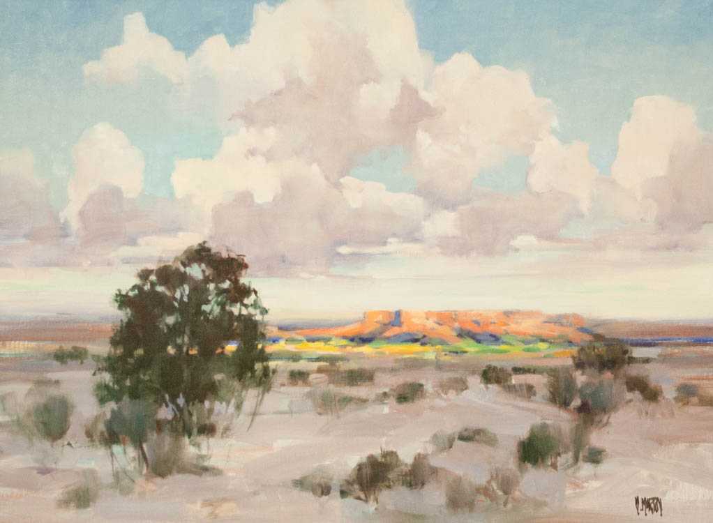 Appraisal: MARIE MARTIN OIL ON CANVAS California Oregon born High Desert