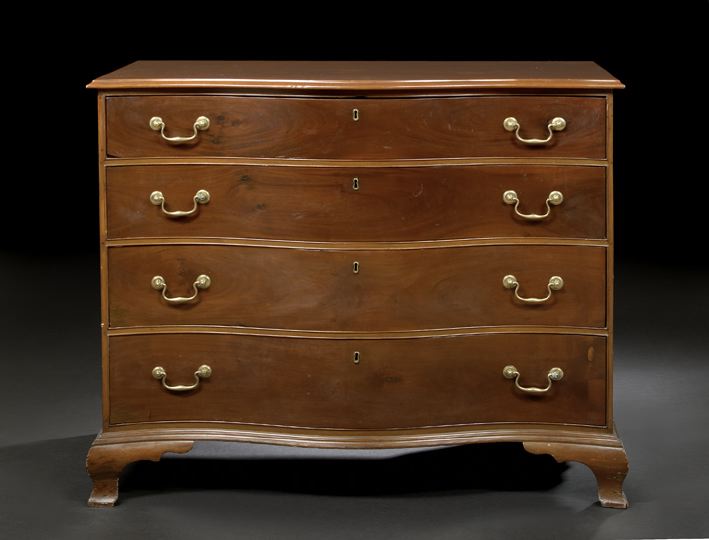 Appraisal: American Chippendale Mahogany Chest fourth quarter th century the single-board