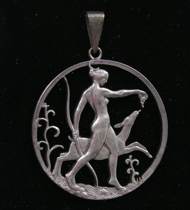 Appraisal: An Art Deco Sporrong and Company Sterling Silver Pendant by