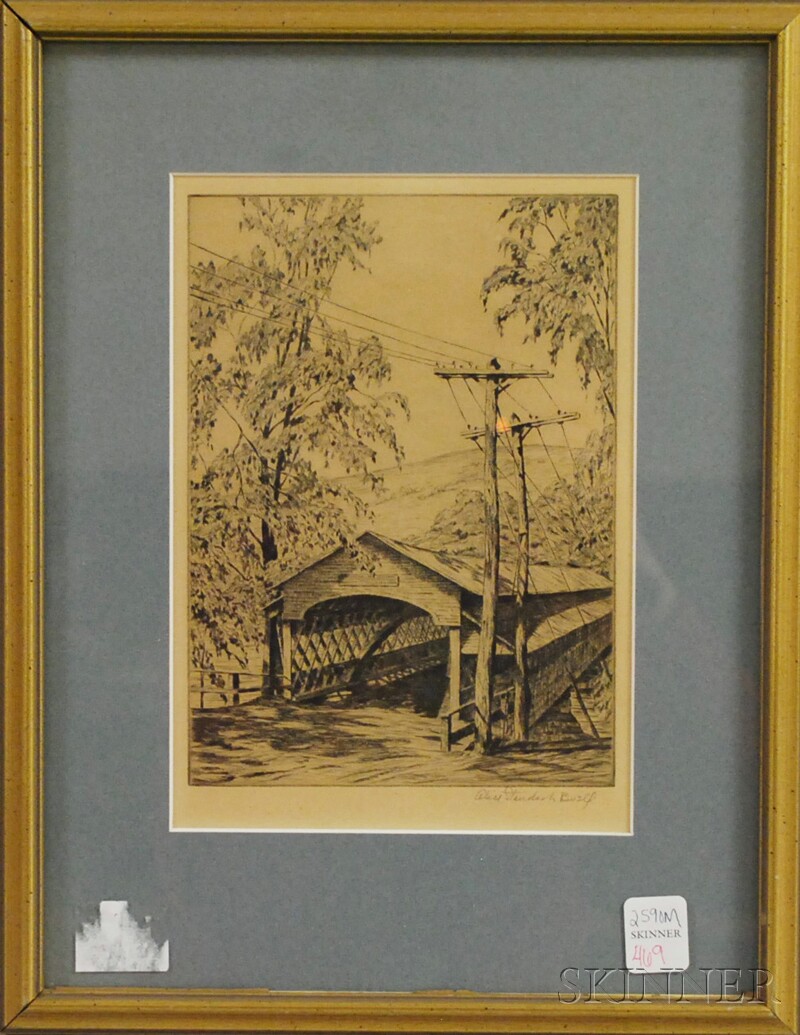 Appraisal: Alice Standish Buell American - Ledyard Bridge Hanover N H