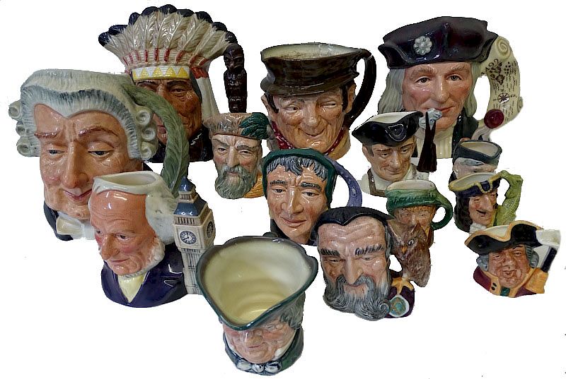 Appraisal: Fourteen Royal Doulton Mugs Fourteen Royal Doulton Mugs Smallest inches