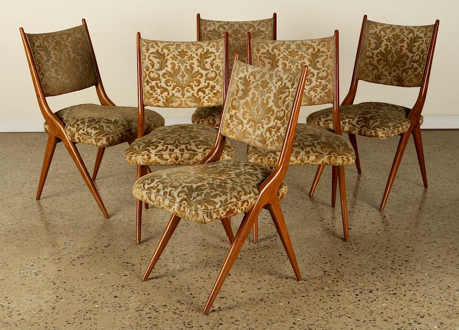 Appraisal: SET MODERN DINING CHAIRS VLADIMIR KAGAN A set of six