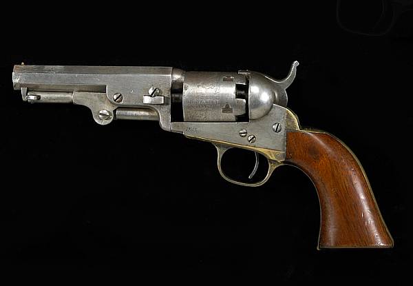 Appraisal: A Colt Model percussion pocket revolver Serial no for caliber