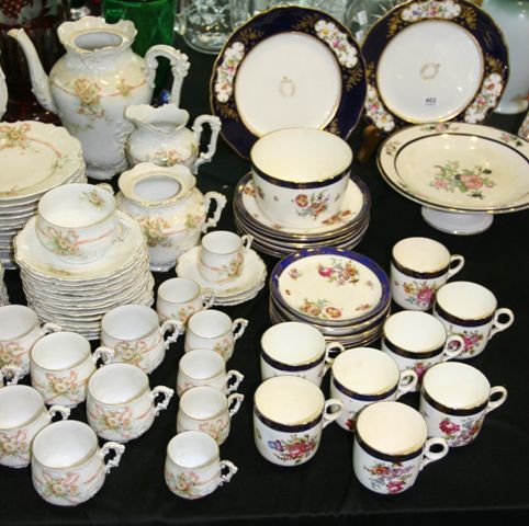 Appraisal: An Imperial bone china part tea service for eight including