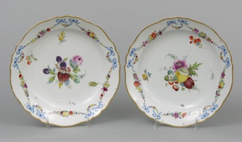 Appraisal: A Pair of Marcolini Period Meissen Dishes A pair of