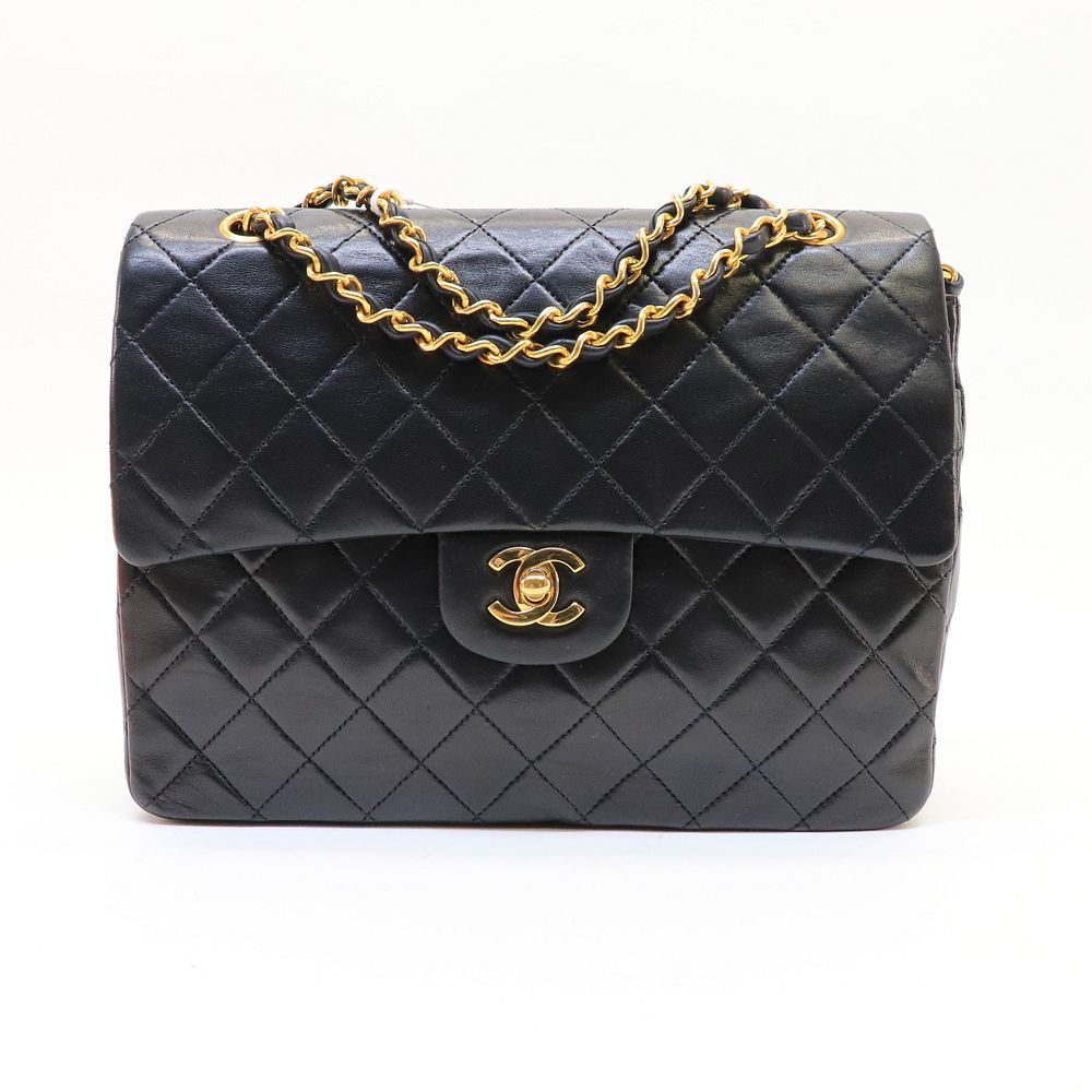 Appraisal: Chanel - Tall Double Flap Chanel Tall Double Flap Bag