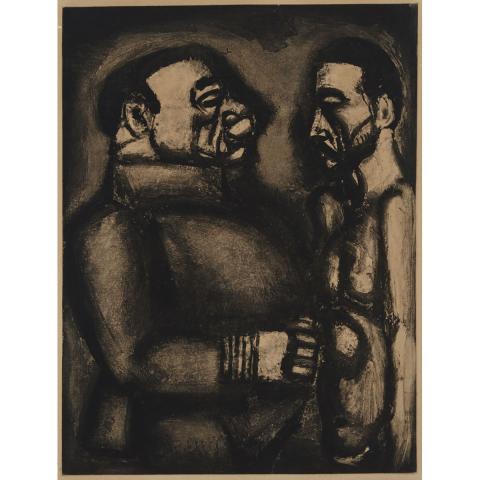 Appraisal: Georges Rouault - FOUR PLATES FROM LE MISERERE - DEMAIN