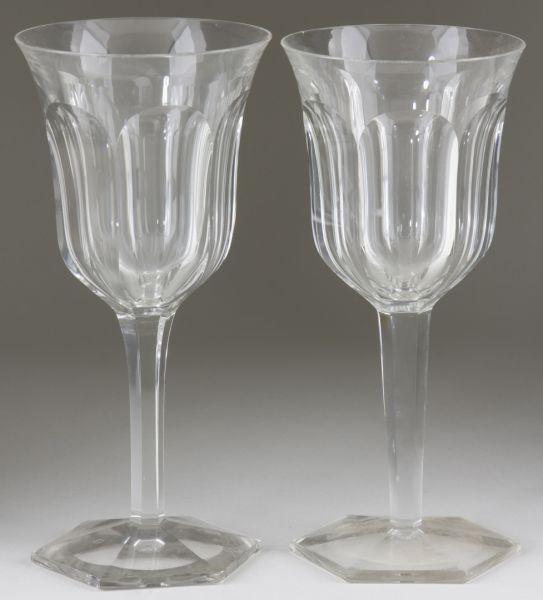 Appraisal: Baccarat Compiegne Cystal Water Goblets all signed in average height