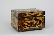 Appraisal: Tortoise Shell Covered Box English ca late th early th