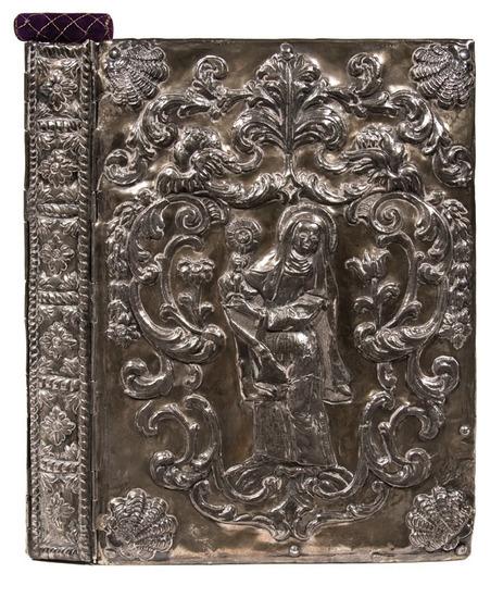 Appraisal: SILVER BINDING Venetian Missale Romanorum Venice Nicolai Pezzana Folio x