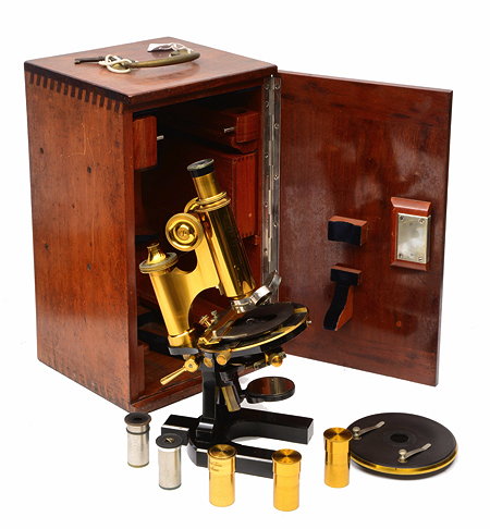 Appraisal: A LATE TH CENTURY KARL ZEISS JENNA MICROSCOPE No with