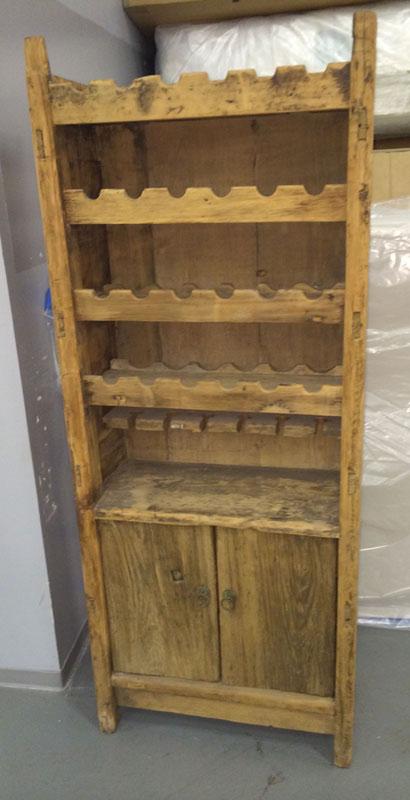 Appraisal: - th C Wine Cabinet th Century wine cabinet h