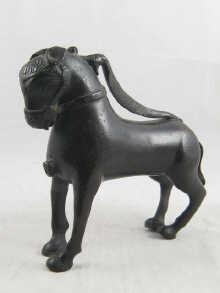 Appraisal: A bronze figure of a horse probably oriental th century