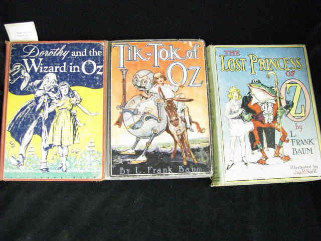 Appraisal: L Frank Baum Oz Books Tik-Tok of Oz Dorothy the