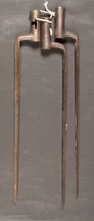 Appraisal: Three bayonets three early socket bayonets one marked ''U S