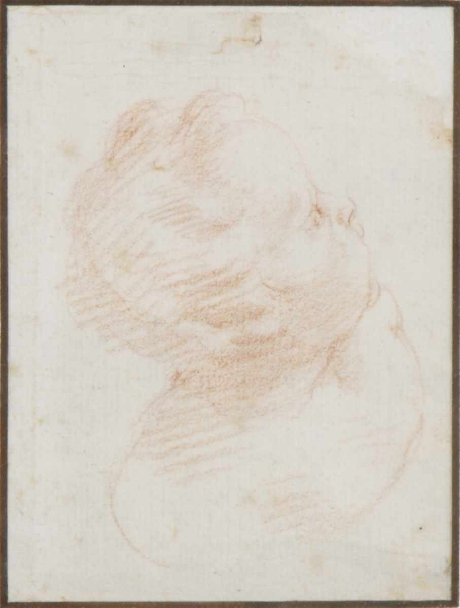 Appraisal: Cesare Dandini Italian - ''Study of a Child's Head'' Red