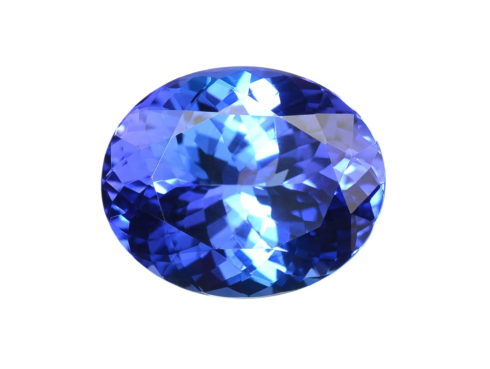 Appraisal: LOOSE CT TANZANITE One oval mixed cut tanzanite Weight Ct