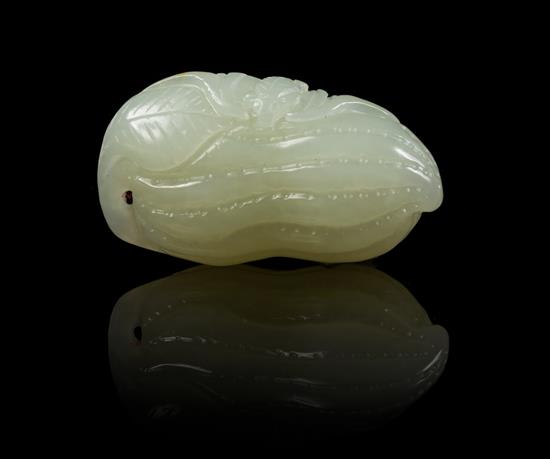 Appraisal: Sale Lot A Celadon Jade Toggle carved to depict a