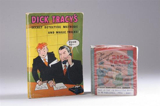 Appraisal: THE ADVENTURES OF DICK TRACY BIG LITTLE BOOK Together with