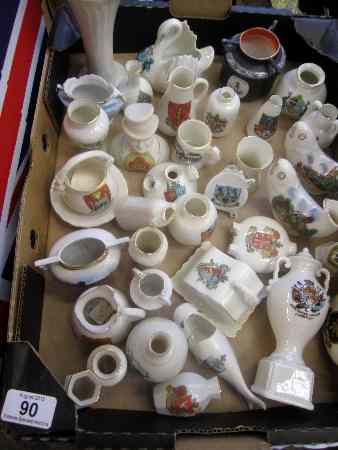 Appraisal: A collection of Crested China to include Arcadian Carltonware Gemma