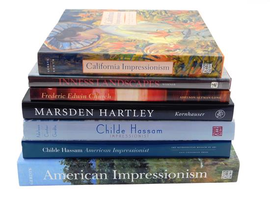 Appraisal: BOOKS Collection of American Art books seven pieces including Kornhauser