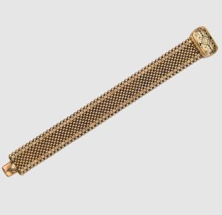 Appraisal: K Yellow Gold Bracelet K Yellow Gold Bracelet the fancy-link