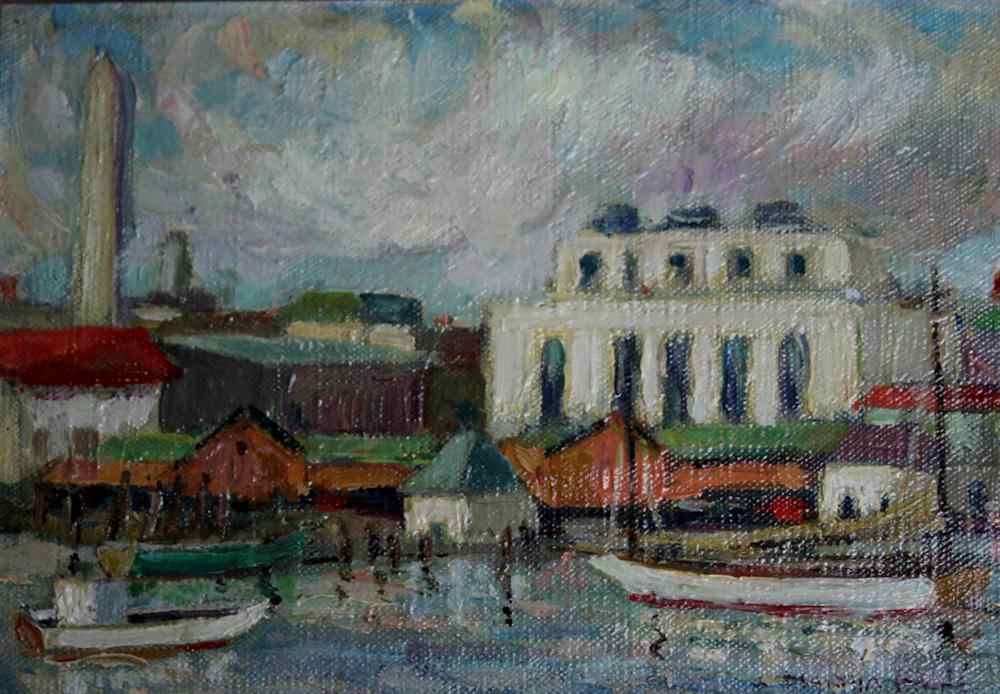 Appraisal: MARTHA MOFFETT BACHE AMERICAN - WASHINGTON OLD TH STREET WHARVES