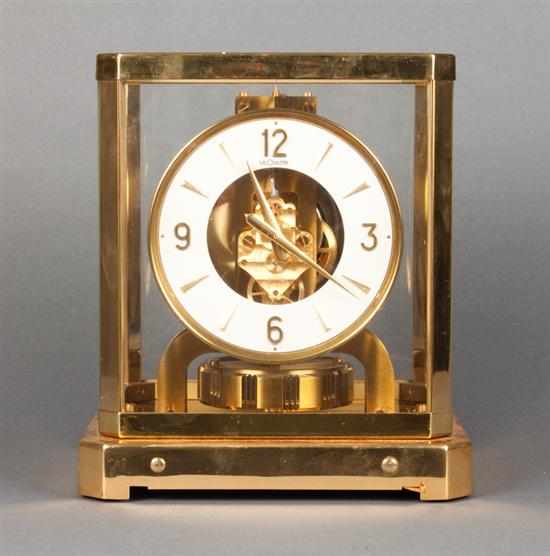 Appraisal: LeCoultre Atmos clock th century in H in W Estimate