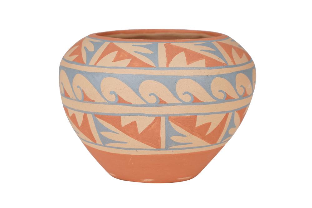 Appraisal: SOUTHWEST STYLE CERAMIC POTsigned to underside A Galvin Jemez inches