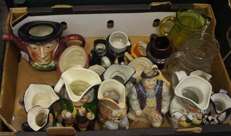 Appraisal: A collection of various Toby and Character Jugs including Pottery