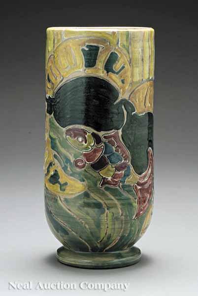 Appraisal: A Shearwater Art Pottery Vase thrown by James Mac Anderson