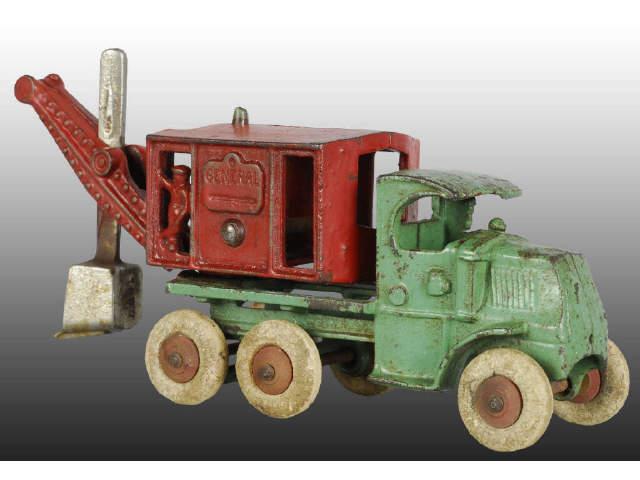 Appraisal: Cast Iron Hubley General Digger Truck Toy Description Mack chassis