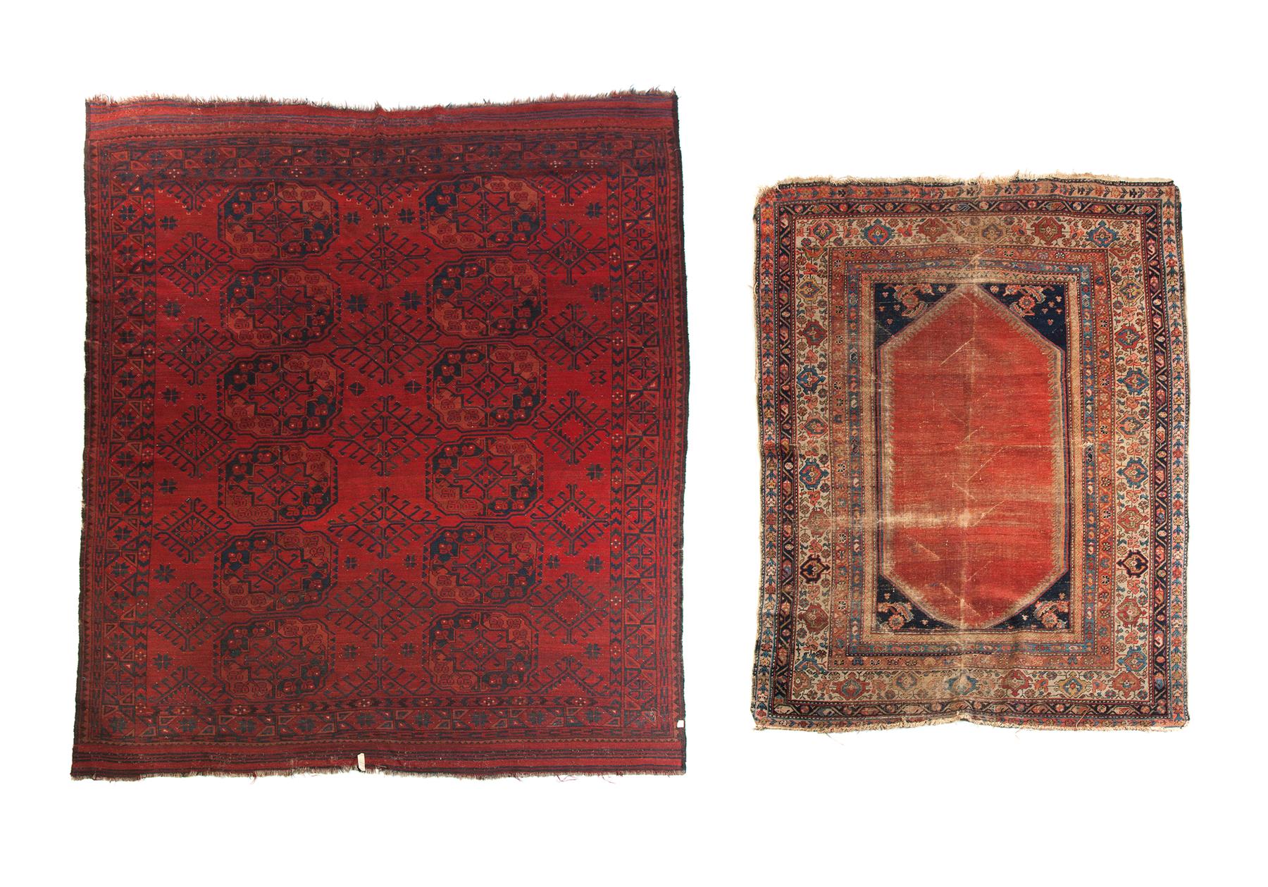 Appraisal: TWO ORIENTAL RUGS First half- th century Room size Bokhara