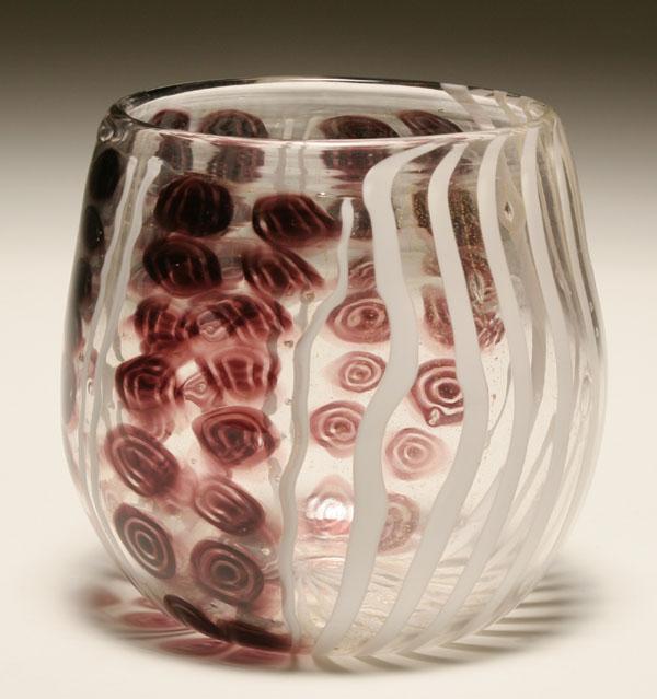 Appraisal: Barovier and Toso Saturneo glass vase designed by Ercole Barovier