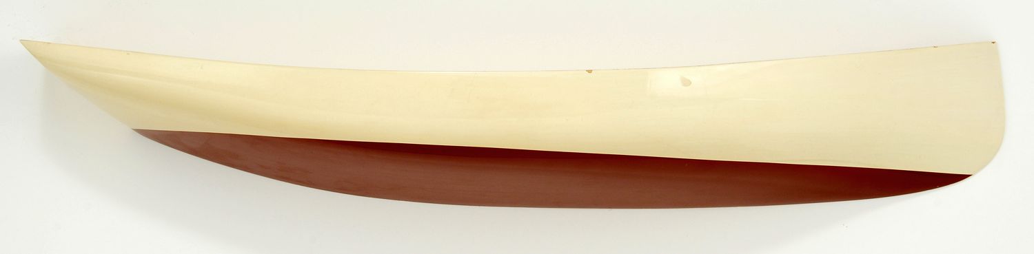 Appraisal: HALF-HULL MODEL OF THE DOVEBy Malcolm Crosby Signed Malcolm Crosby