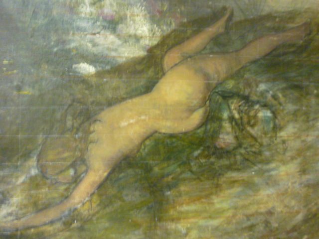 Appraisal: ATTRIBUTED TO SIR FRANK BRANGWYN R A - Female Nude