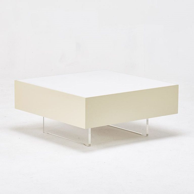 Appraisal: VLADIMIR KAGAN VLADIMIR KAGAN DESIGNS INC Illuminated coffee table en