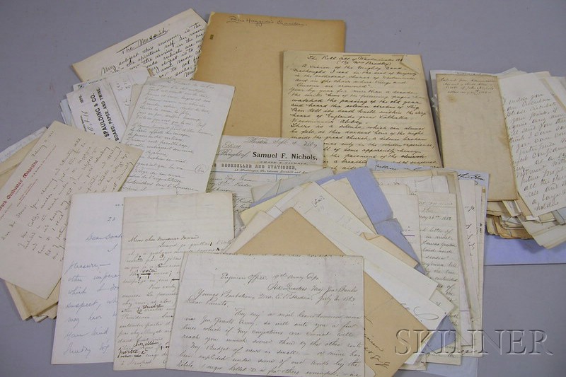 Appraisal: Group of Mostly th Century Correspondence and Business Ephemera including