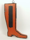 Appraisal: TRADE SIGN - Easrly th C painted metal boot maker's