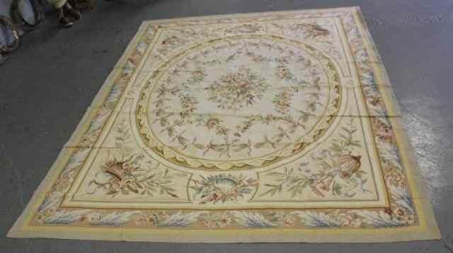 Appraisal: Modern Aubusson Style Needlepoint Carpet From a Mahopac NY estate