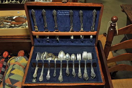 Appraisal: SET OF STERLING SILVER FLATWARE Gorham King Edward pattern Six