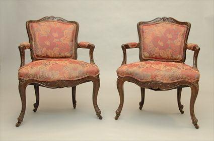 Appraisal: Pair of Fauteuils