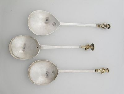 Appraisal: A Charles II tentatively ascribed apostle spoon the gilt figure