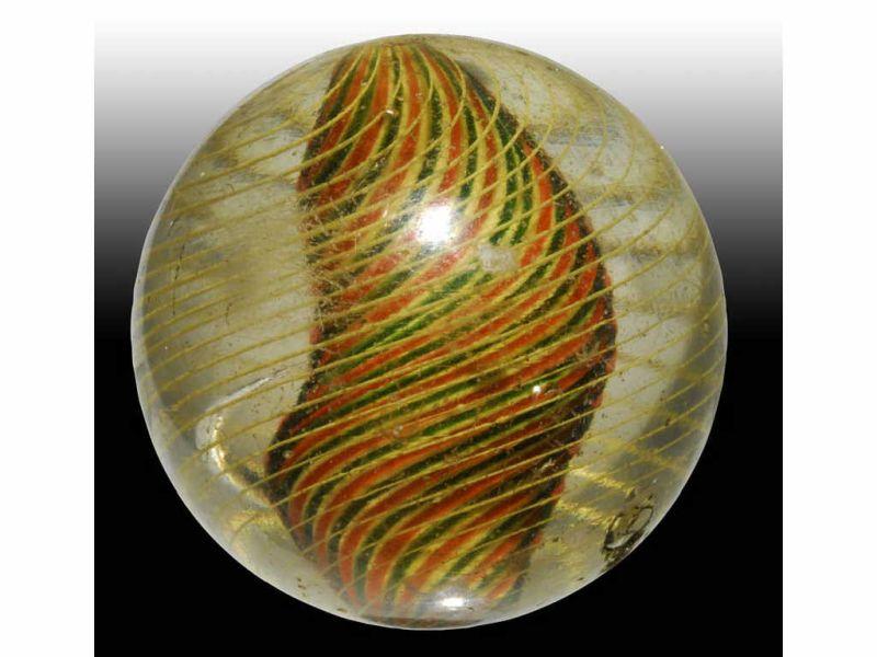 Appraisal: Solid Core Marble Description - '' Solid core with yellow